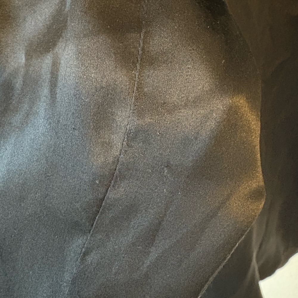 L'AGENCE Dani Black 100% Silk Shirt elegant career office luxury - Picture 3 of 6